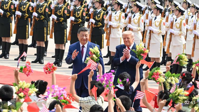 视频丨习近平同美国总统特朗普会谈