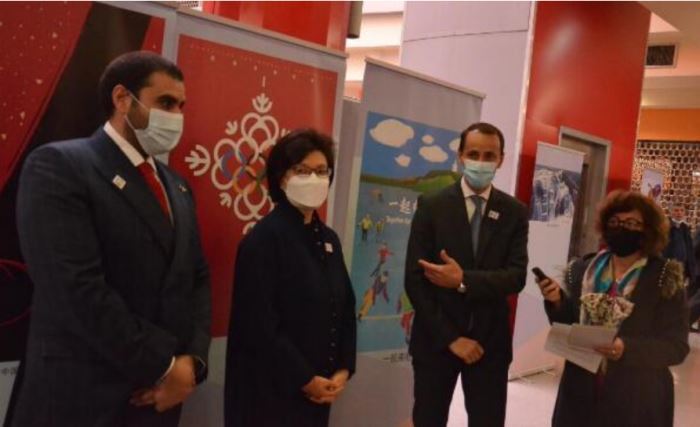 罗马尼亚华人华侨举办“喜迎北京冬奥会图片展”开幕 罗马尼亚华人华侨举办“喜迎北京冬奥会图片展”开幕